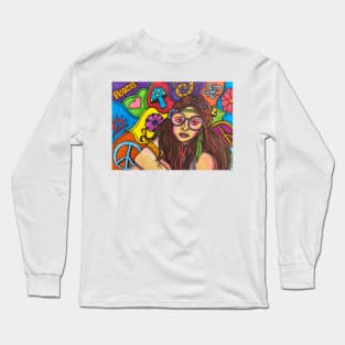 Hippie chick Long Sleeve T-Shirt